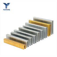 Industrial Upholstery Staples Galvanized Steel Fine Wire Staples for Sofa Making Chair Fabric and Mattress Assembly
