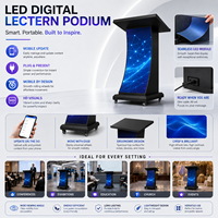 Pantalla LED para Podio de Iglesia, Podio Digital con Píxeles P1.86, Frecuencia de Actualización de 3840Hz, Brillo de 800cd para Uso en Conferencias y Aulas