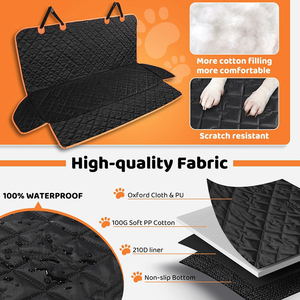 Wholesale <b>Dog</b> <b>Car</b> <b>Seat</b> Cover Portable Waterproof Pet Travel <b>Car</b> Sear Cover <b>for</b> Cats <b>Dogs</b> Non-slip Backseat Protector <b>for</b> Pets - Product Image 5
