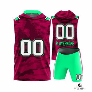 Uniforme de fútbol americano Pro 7v7 OEM diseñado para agilidad y movimiento con camiseta flexible de fútbol americano - Product Image 6