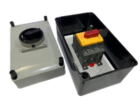 Interrupteur isolant certifié TUV/CE/cULus IP66 25A-40A 3 pôles 690V Poignée noire Boîtier gris NHD NDS-603G5AX-B