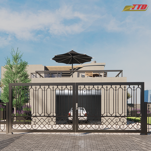 Porte principale en acier élégant pour maisons ou villas modernes, fournisseur sécurisé et durable du Vietnam avec service de modélisation 3D - Product Image 3