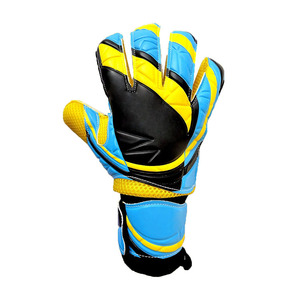 Gants de gardien de but d'extérieur hautement durables et respirants, en cuir PU souple et lisse, doigts complets, antidérapants, fermeture à scratch, haute adhérence - Product Image 2