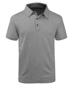 OEM para hombre camisas polo poliéster algodón casual liso Polo verano desgaste con diseños gráficos y logotipo personalizado impresiones - Product Image 2