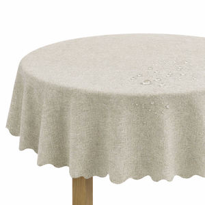 Tovaglia Rettangolare Minimalista Idrorepellente 100% Poliestere, Effetto Lino, Lavabile e Riutilizzabile per Uso Domestico - Product Image 1