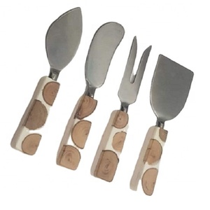 Juego de herramientas para cortar queso con diseño de mármol al por mayor, esparcidor de mantequilla personalizado para cocina y uso doméstico, rebanador de frutas y verduras - Product Image 1