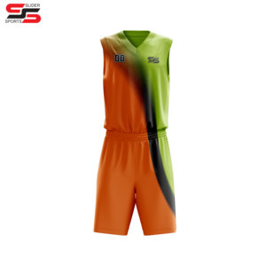 Uniformes de basket-ball vente en gros maillot de basket-ball ensemble de shorts ensembles d'uniformes de basket-ball réversibles pour jeunes personnalisés - Product Image 1