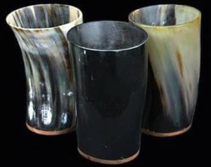 Verre à boire en corne de buffle naturelle, fait à la main, poli, style viking, écologique, durable, imperméable, vaisselle en corne - Product Image 4