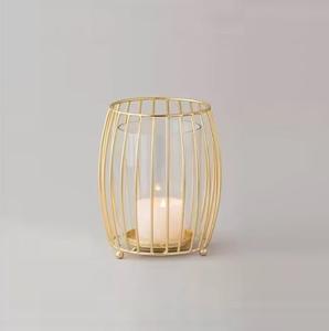 Ensemble 2 bocaux bougeoirs en métal de haute qualité faits à la main Top Trending Christmas Home Decorative Lighting Centerpiece Exclusive - Product Image 5