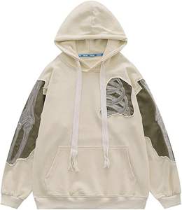 Sweat à capuche pour femme, imprimé graphique, style streetwear, décontracté, ample, surdimensionné - Product Image 3