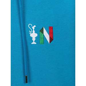 Felpa con Cappuccio America's Cup 38 Azzurra, Design Ricamato con Zip, in Spugna Francese Traspirante e Impermeabile per l'Inverno, Taglie XL 2XL 3XL 4XL 5XL - Product Image 3