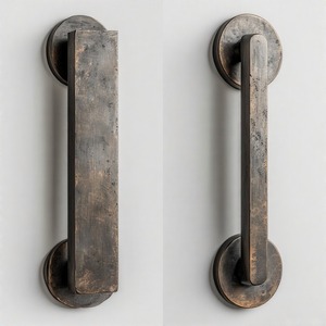 Tirador de puerta de latón Premium AuraKnob, herrajes de diseño de lujo para puertas interiores y exteriores para dormitorio y baño - Product Image 2