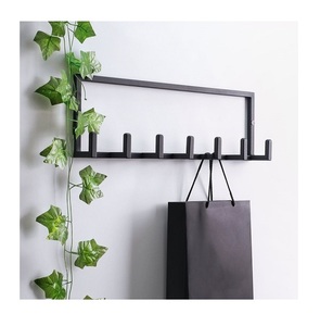 New Indian Handicraft Home Decorative <b>Wall</b> Raks <b>Iron</b> Black Powder Coted Finished <b>Wall</b> Racks Use Home Hotel at Good Price - Product Image 3