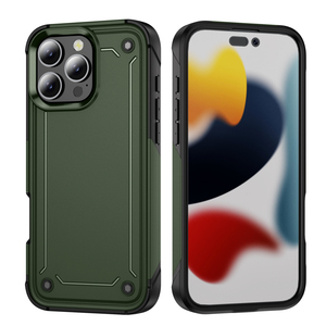 เคสโทรศัพท์มือถือแบบ2 in 1กันกระแทกดีไซน์ยอดนิยมเคสโทรศัพท์แบบทนทาน TPU ไฮบริดสำหรับ iPhone 16 Pro Max - Product Image 3