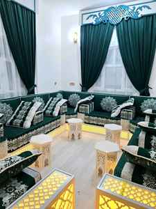 Canapé de style Majlis arabe, design classique, ensemble élégant pour salon, sièges d'angle luxueux, design gain de place - Product Image 5