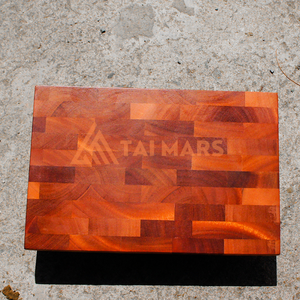 Planche à découper à grain d'extrémité de taille personnalisable de luxe Blocs à découper en bois de noyer et bambou - Product Image 6