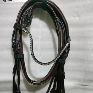 Customized Genuine Leather English Saddle Horse Bridle Premium Quality <b>Halters</b> for Racing and Outdoor Equestrian Sports - Product Image 1