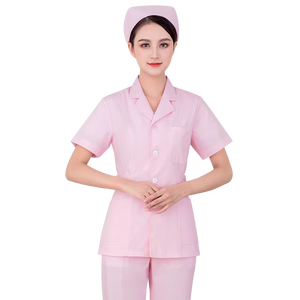 Venta caliente verano Hospital Wear Top y pantalones Set Scrubs uniformes conjuntos de manga corta uniforme médico mejor Color - Product Image 1