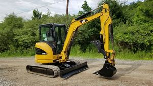 Mini-excavatrices sur chenilles hydrauliques d'occasion Cat 305 CR de classe 5 tonnes à rayon compact à vendre - Product Image 5