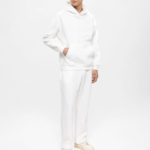 Survêtement pour homme XXL avec logo personnalisé, sweats à capuche 100% coton avec style assorti, taille plus, survêtement pour homme personnalisé de haute qualité - Product Image 3