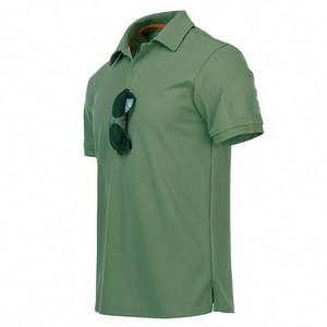 Polos de algodón asequibles de cuello redondo con ajuste cómodo para ropa informal o de negocios Polos de algodón de alta calidad - Product Image 4