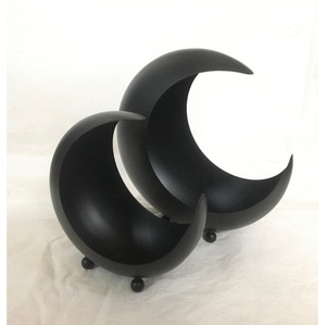 Cuenco de acabado de Color negro mate de alta calidad, cuencos para servir frutas y verduras, pieza decorada - Product Image 1