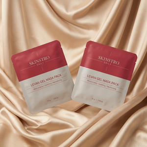 SKINSTRO Korean Dermatology Tested Hydrogel <b>Mask</b> Set 4 Pieces Mild Floral Scent for Moisturizing Soothing Skin Regeneration Care - Product Image 1