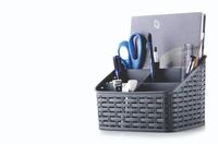 Support de rangement Anax Premium en plastique PP, multi-compartiments, durable, léger, moderne, portable, avec couvercle, capacité 1-3L