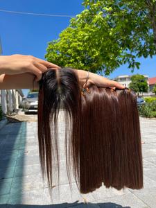 Offre spéciale Extensions de cheveux humains vierges à double tirage Cuticule alignée à trame plate Perruques en cheveux bruts vietnamiens directes d'usine - Product Image 3