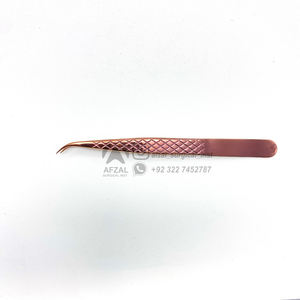 Vente en gros du meilleur logo d'usine personnalisé pince à épiler à pointe nano grip pointes en fibre ensemble de pinces à épiler pour extensions de cils de volume - Product Image 5