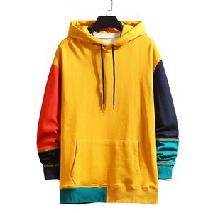 Men <b>Hoodies</b> Casual Multi-Color Streetwear Fashion Hooded Hip Hop Pullover <b>Workout</b> Hoodie Top For Men's - Product Image 5