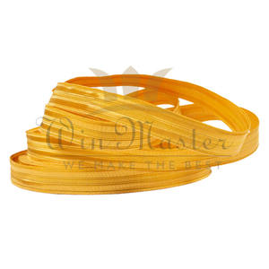 Trenza de celofán dorada de alta calidad, uniforme nupcial, encaje trenzado a precio barato a la venta - Product Image 5