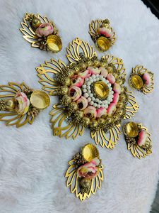 7 pièces acrylique Diya Rangoli ensembles Diwali décoration sol, tapis d'escalier décor à la maison pièce maîtresse Rangoli pendaison de crémaillère, faveur de mariage - Product Image 2