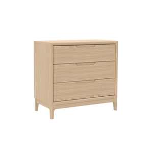 Cabine minimalista moderno 3-Drawer no revestimento natural para a mobília do quarto, o uso do hotel & do apartamento - Product Image 1
