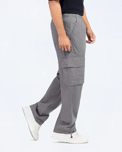 Premium High Quality Custom Men's Casual Canvas Workout Sweatpants Breathable Eco-Friendly Trousers for Streetwear - Product Image 6