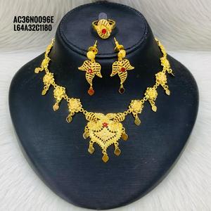 New Design Gold Plated Necklace Set - Product Image 1