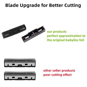 Paquete de 2 Láminas y Cuchillas de Repuesto Doradas para Afeitadora Eléctrica de Doble Lámina, Cuchilla Doble para Uso Facial - Product Image 5