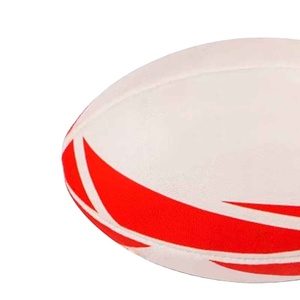 Ballon de rugby sur mesure en gros, nouveau design, matériau résistant aux déchirures, pour les passionnés de sport, ballon de rugby à prise facile - Product Image 5