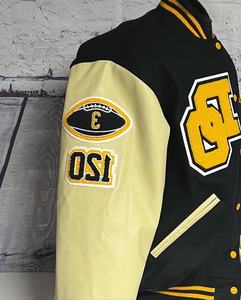 2024 Hot Selling Custom Varsity <b>Jacket</b> Plus <b>Size</b> Men's Letterman <b>Jacket</b> Mens <b>Jacket</b> Custom - Product Image 5