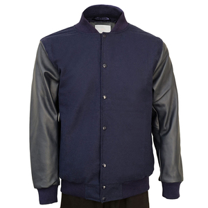 2025 nouvelles vestes universitaires respirant col rond impression de Logo personnalisé manches longues collège Baseball veste pour hommes - Product Image 6