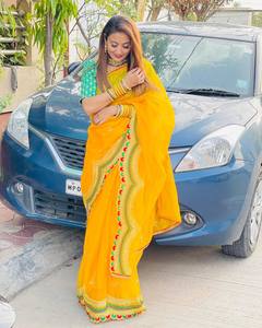 Ropa de fiesta nupcial de diseñador indio, último diseñador exclusivo de Tissu Net, colección étnica exclusiva, estilo Bollywood, Sari - Product Image 2