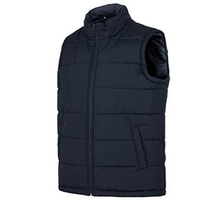 Chaleco acolchado para hombre, ropa informal de primera calidad, Top sin mangas de punto con estampado de logotipo personalizado, chaqueta acolchada de tendencia - Product Image 2