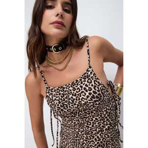 Vestido Mini con Estampado de Leopardo - Product Image 3
