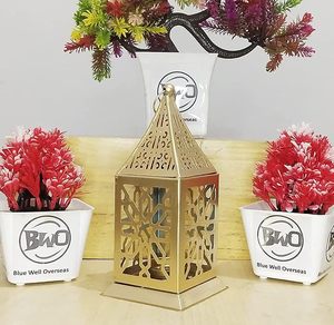Top Selling New Design Candle <b>Stand</b> Home Accent Wholesale Price Candle <b>Stand</b> Metal in Iron Gold Plated Candle Pot - Product Image 2