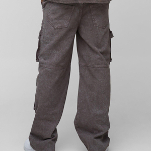 2025 Wholesale Cheap Price Men's High Quality Slim Fit <b>Denim</b> <b>Stretch</b> Pants OEM Custom Jeans Sweet Long Trend Trouser for Winter - Product Image 3