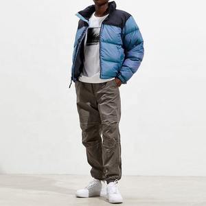 Haute qualité hommes doudoune 100% coton remplissage léger décontracté vêtements d'hiver veste respirant personnalisé Logo impression - Product Image 4