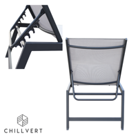 Chaise longue de jardin Palermo avec appui-tête | Chaises d'extérieur | Mobilier d'extérieur prêt à expédier depuis l'Espagne