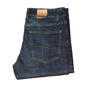 Pantalones vaqueros de mezclilla apilados sólidos negros personalizados pantalones cómodos de moda ajustados para hombres - Product Image 3