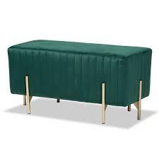 Modern Metal Sofa Bench <b>Pink</b> Velvet Cushions Pillows Removable Cover Storage for Living Room Home Furniture Midcentury Design - Product Image 4