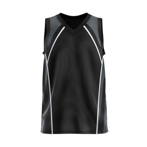 Derniers modèles d'uniformes de basketball pour hommes, couleur unie, faible MOQ, vêtements de sport personnalisés, ensembles d'uniformes de basketball sur mesure - Product Image 3